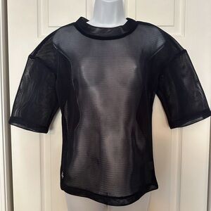 Neo-mesh T-shirt navy. Size XS. Runs large Daniel Silverstain